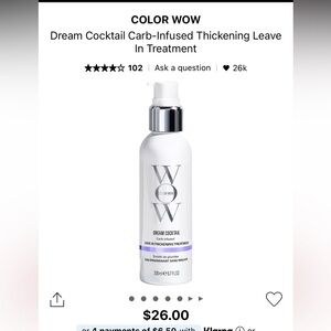 Color Wow Dream Cocktail Hair Treatment